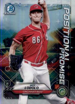 Nick Lodolo 2021 Topps Bowman Chrome Mojo Refractor Sub Set 