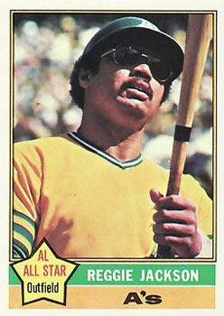 Sold at Auction: 1976 Topps Reggie Jackson Psa 7