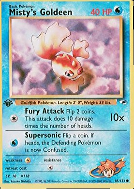 Misty's Goldeen Trading Cards: Values, Rookies & Hot Deals