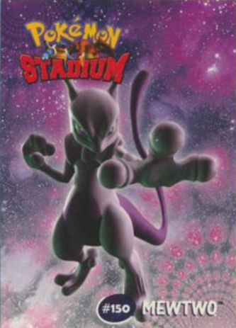2000 Danone Pokémon Stadium Tip-Shiny Gold Mewtwo #8