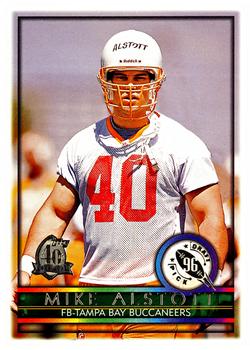 Mike Alstott football card (Purdue Boilermakers) 1996 Upper Deck