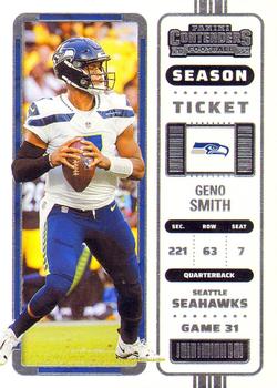 2022 Panini Prizm LIGHT BLUE Geno Smith #254 Seattle Seahawks