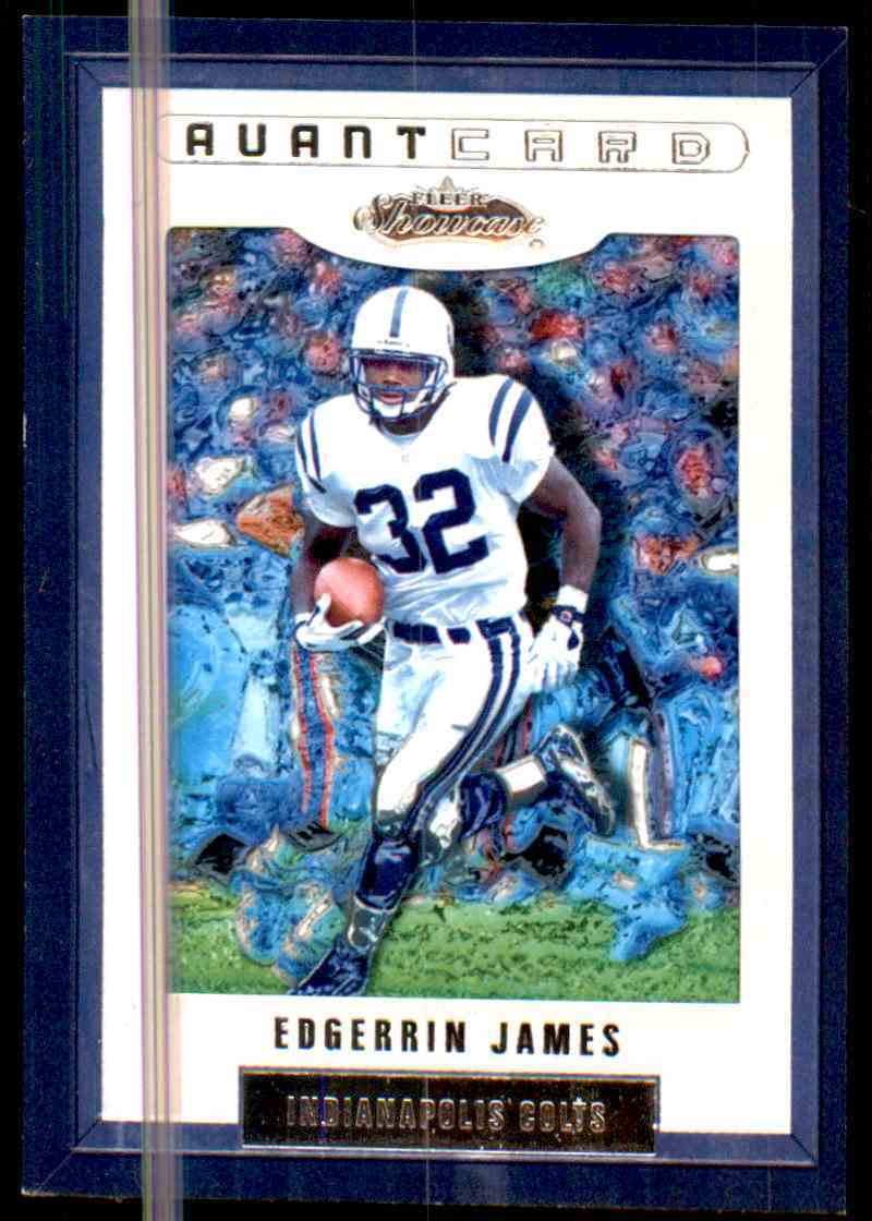 Edgerrin James 2000 Fleer IMPACT REWIND 99 #33 Football Card – DJS Pokemon  Cards