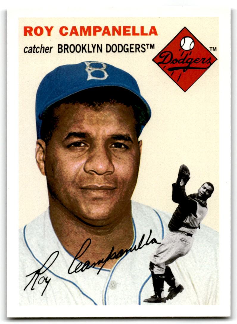 Roy Campanella Brooklyn Dodgers Custom Baseball Card 1954 