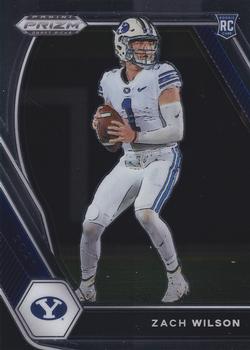 Zach Wilson 2021 Panini Chronicles Prizm Black PB-2 Rookie New