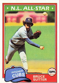 1980 Burger King Pitch, Hit & Run #11 Bruce Sutter Chicago Cubs
