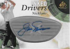 2012 Upper Deck SP Game Used Driver Jack Nicklaus #ID-JN