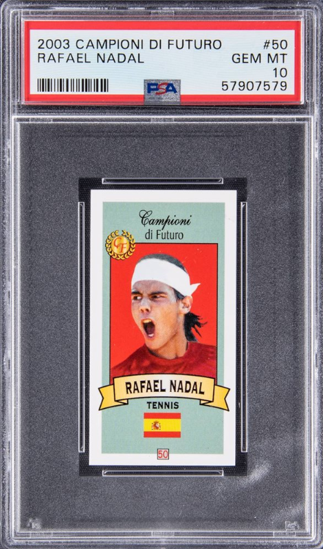 2003-04 Collezioni Firenze Campioni di Futuro Rafael Nadal Rookie Card #50