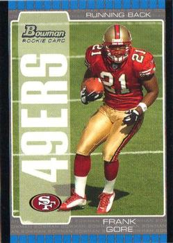 Frank Gore 2005 Donruss Gridiron Gear Jersey Card #38/92