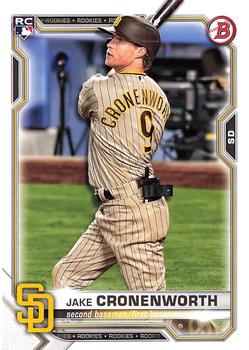 2021 Topps Chrome Pink Refractor Jake Cronenworth RC Rookie Baseball Card