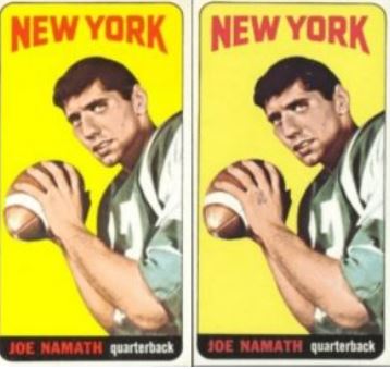 1965 Topps Joe Namath #122 Rookie Card - $264,000