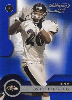 Steelers Rod Woodson Signed 1990 Score #255 Card BAS #11289