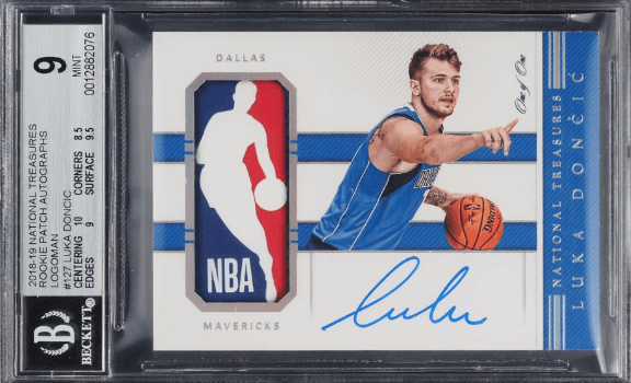 2018 Panini National Treasures 1/1 Logoman Autograph