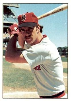 RICK BURLESON Boston Red Sox 1975 Majestic Cooperstown Throwback