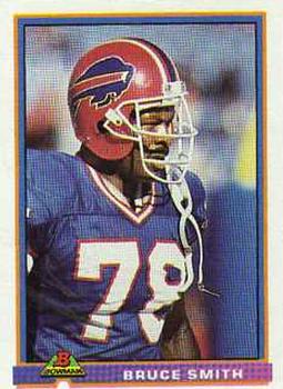 1988 Topps Bruce Smith AP Buffalo Bills Football Card VFBMA