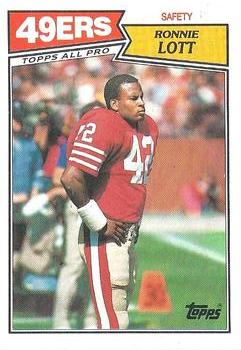 Ronnie Lott 1982 Topps Card #486