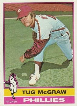 1983 Topps # 510 Tug McGraw Philadelphia Phillies (Baseball Card) NM Phillies : Collectibles & Fine Art