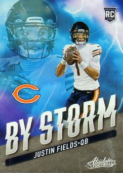 Justin Fields 2021 Panini Contenders Rookie of the Year #ROY-JFI Chicago  Bears