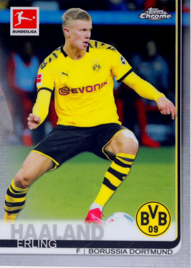 2019 Topps Chrome Sapphire Edition UEFA Champions League Erling Haaland #74 