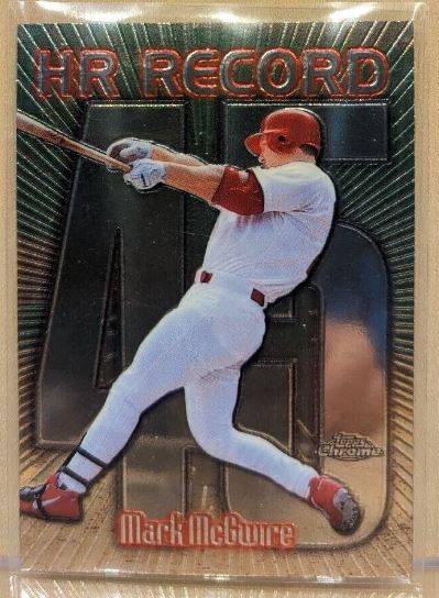 1999 Topps Chrome Homerun Record Mark McGwire #220 (HOME RUN #45)