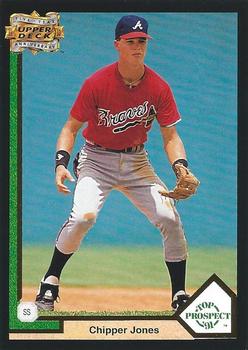 Chipper Jones Rookie 1993 Upper Deck Star Rookie #24, HOF, Braves! –