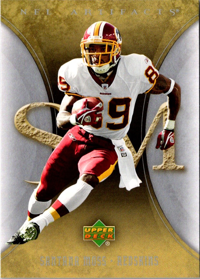 Santana Moss Jets 2010 Panini Flashback Fabrics Classics Jersey