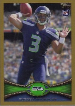 2013 TOPPS #280 RUSSELL WILSON SEAHAWKS BLUE JERSEY PSA 10 F3638474-908 - 4  Sharp Corners