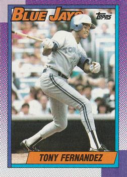 Tony Fernandez Autographed 1985 Donruss Card #390 Toronto Blue