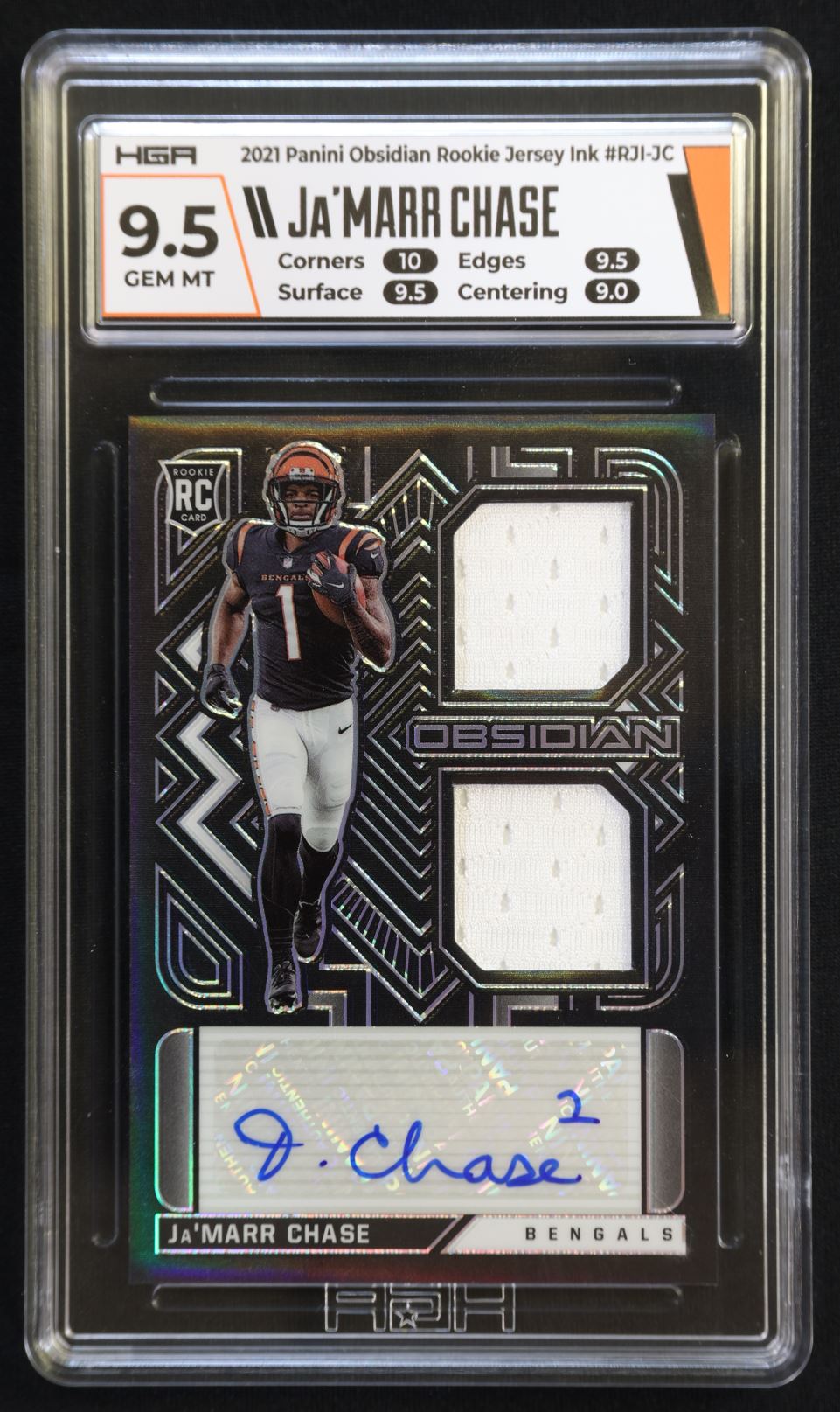 JA'MARR CHASE #/75 ORANGE Foil 2022 Panini Prestige YOUTH