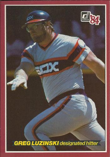  1985 Donruss Baseball #546 Greg Luzinski Chicago White Sox  Official MLB Trading Card : Collectibles & Fine Art