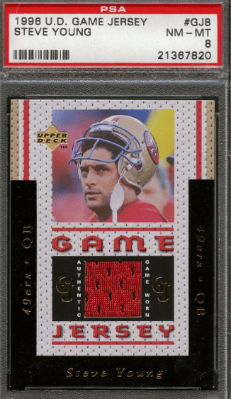 1996 Upper Deck Game Jerseys Steve Young