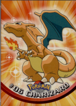 2000 Pokémon Topps Tekno Chrome Series 1 Tekno Charizard #6 - $60,000