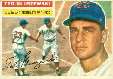 Ted Kluszewski 1955 Topps Baseball Card as Pictured 1438 
