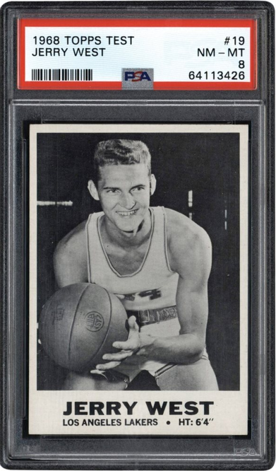 1968 Topps Test Issue Jerry West #19