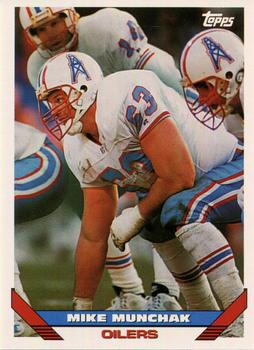 fleer football 1990 #134 mike munchak houston o - Buy Collectible stickers  of other sports on todocoleccion