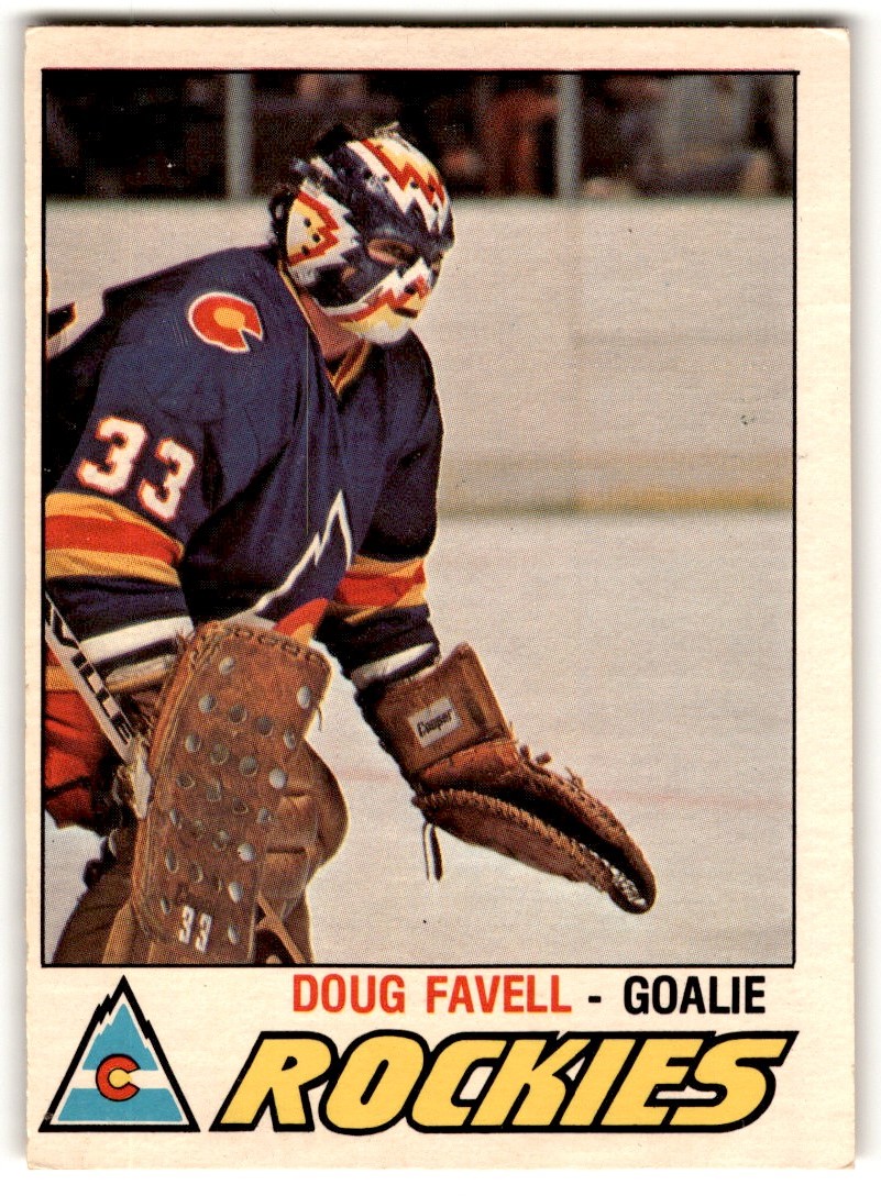 Doug Favell autographed Hockey Card (Colorado Rockies) 1978 Topps #54