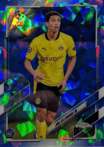 2020-21 Topps Chrome UEFA Sapphire Jude Bellingham Rookie #68