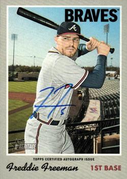 Freddie Freeman 2023 Topps Heritage Real One Autographs #ROA-FF