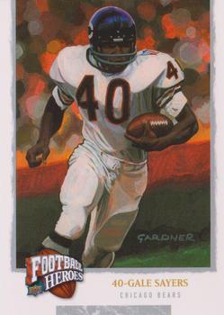 1968 Topps #75 Gale Sayers Chicago Bears Football Card EX ap wrks/cres