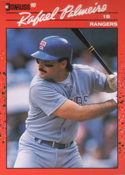 RAFAEL PALMEIRO RC 1987 Donruss 43 Baseball Card Chicago -  Sweden