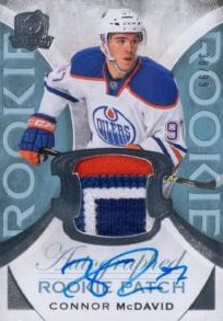 2015 Upper Deck The Cup Connor McDavid Rookie Patch Autograph #197 /99 – $228,000