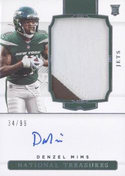 Denzel Mims 2021 Donruss Base #39 New York Jets