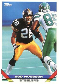 1989 Pro Set #354 Rod Woodson Pittsburgh Steelers Rookie Card Signed Auto  Sgc