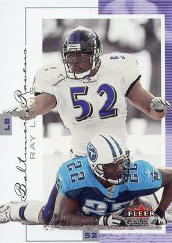 1996 Fleer Ray Lewis Rookie Card (RC) #165 - shipped in a protective  screwdown holder