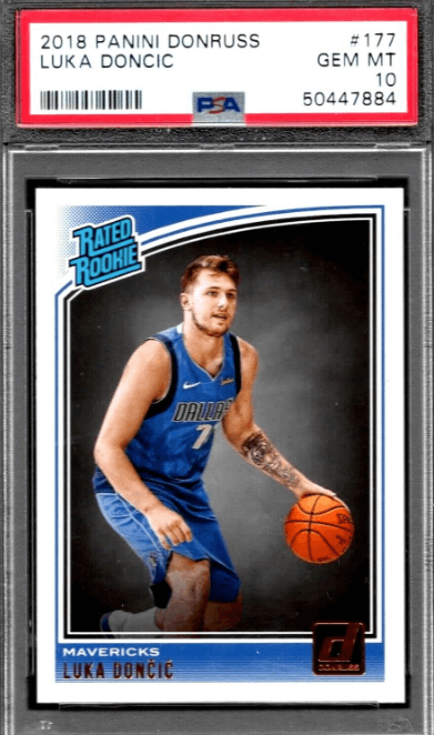 2018-19 Donruss Luka Doncic Rookie Card #177