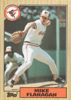  1983 Topps # 445 Mike Flanagan Baltimore Orioles