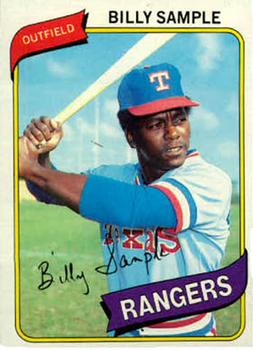  1982 Topps #112 Billy Sample NM++ Texas Rangers