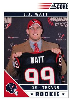 T.J. Watt RARE CARTE D'INVESTISSEMENT HYPER RÉFRACTEUR SSP PANINI STEELERS