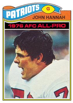 Jan. 17, 1977 - John Hannah Game-Used, Signed, Inscribed AFC Pro