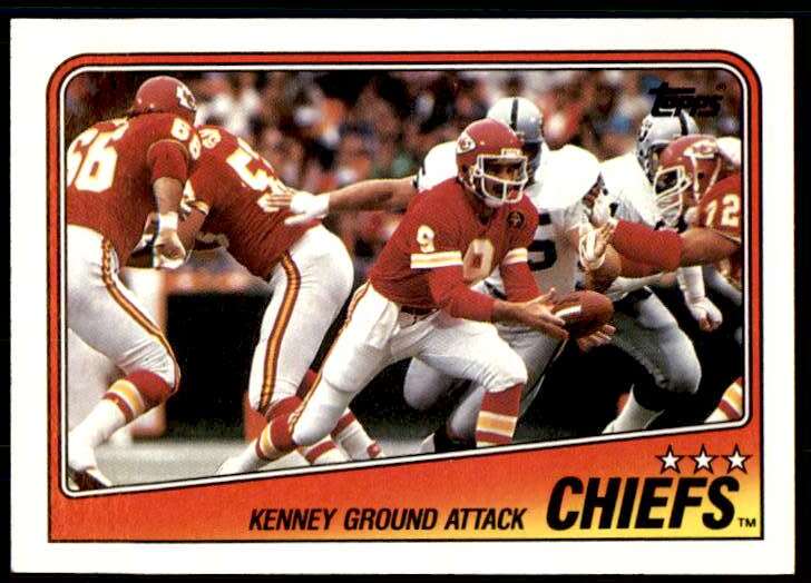 Bill Maas signed KANSAS CITY CHIEFS card 1989 Topps